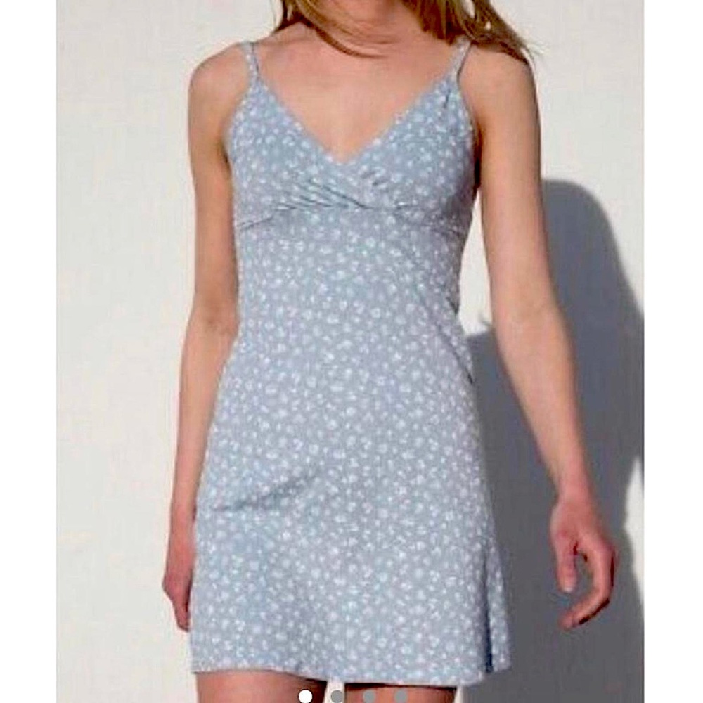Brandy Melville Amara Dress - Blue Floral